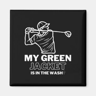 Aimant Ma veste verte au lavage Master Golf - Drôle de go