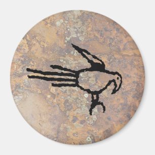Aimant Macaw Petroglyph, Boca Negra Canyon, Nouveau-Mexiq