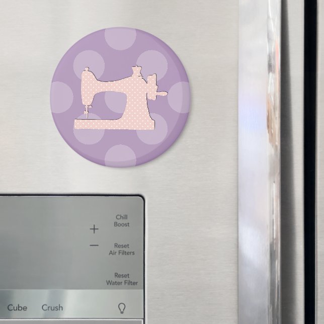 Aimant Machine à coudre, Aiguille, Épingles, Pois (In situ (réfrigérateur))