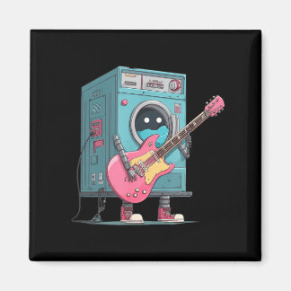 Aimant Machine à laver Guitariste pour les amateurs de gu