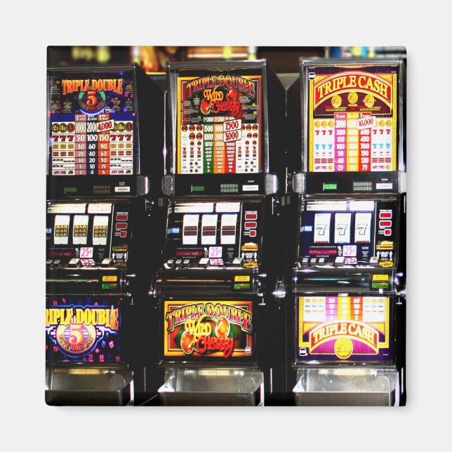 Aimant Machines de rêve - Machines à sous Lucky (Devant)