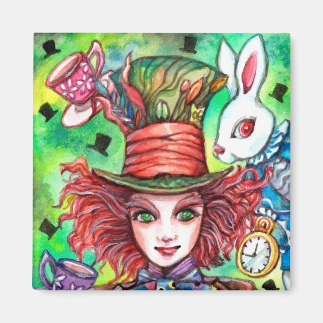 Aimant Mad Hatter et Rabbit (Devant)