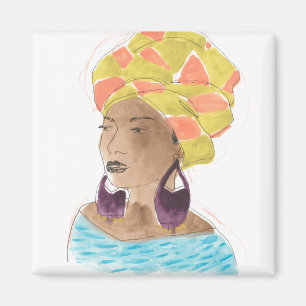 Aimant Madame forte et belle