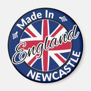 Aimant Made in Newcastle England Union Jack Flag