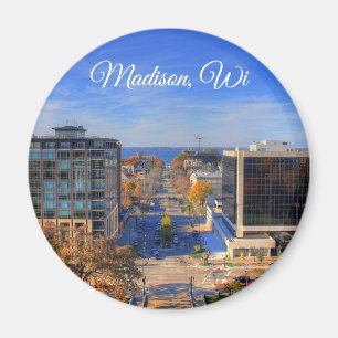 Aimant Madison, Wisconsin Souvenir Keepsaké