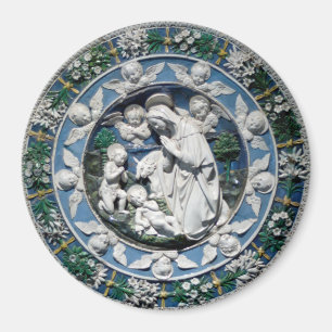 Aimant Madonna adorant l'enfant par della Robbia