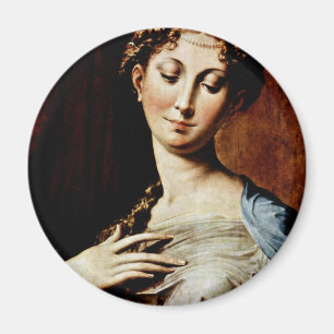 Aimant Madonna Au Cou Long Par Parmigianino