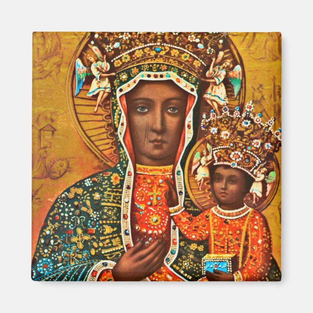 Aimant Madonna de Czestochowa (Devant)
