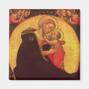 Aimant Madonna de l'humilité, 1390-1400