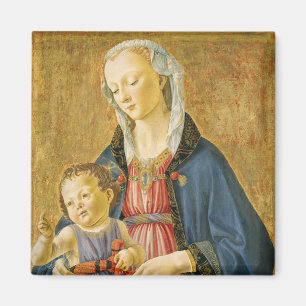 Aimant Madonna et enfant avec deux donateurs, 1525-1530