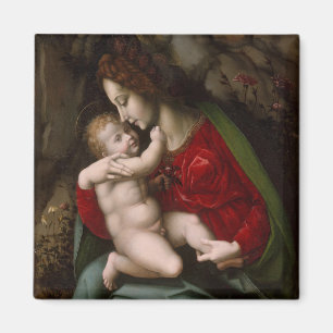 Aimant Madonna et enfant, circa 1520