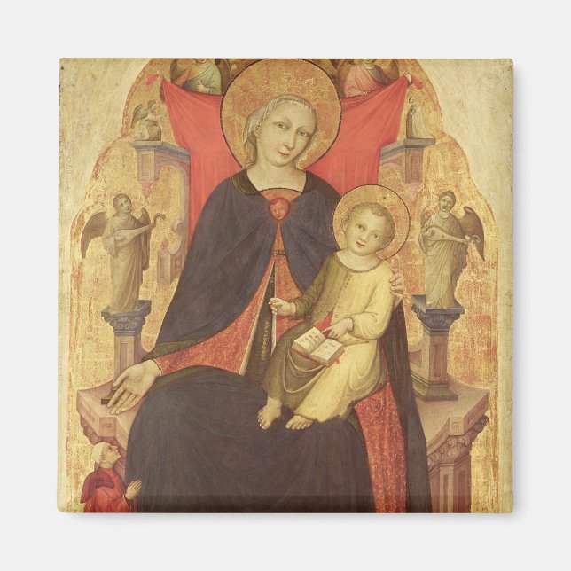 Aimant Madonna et l'enfant avec le donateur Vulciano (Devant)