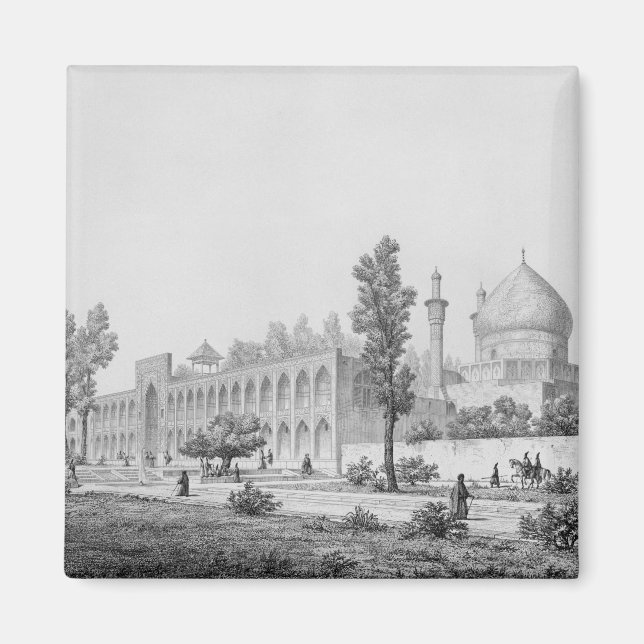 Aimant Madrasa-yi Masjid-i Shah Sultan Hussein, à Isfaha (Devant)