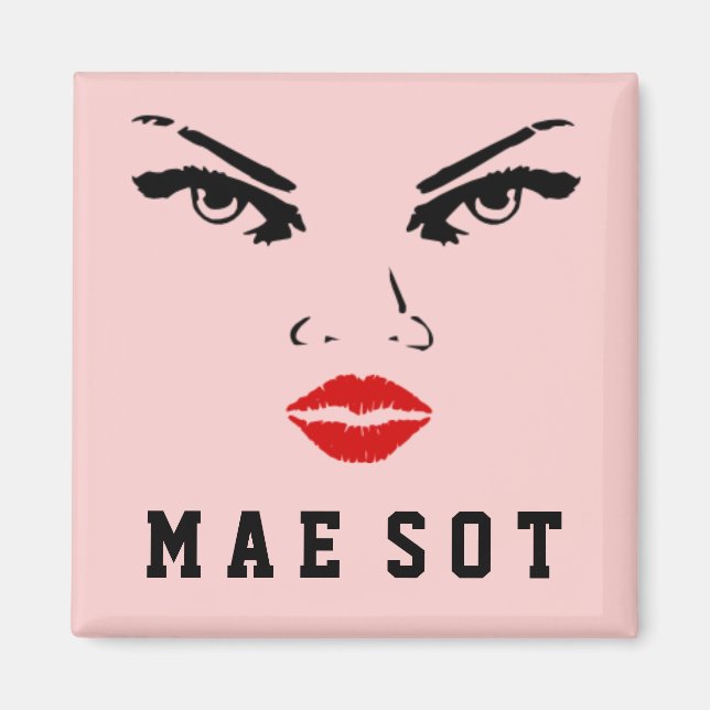 Aimant Mae Sot, femme thaïlandaise (Devant)