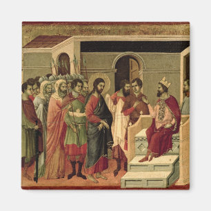 Aimant Maesta : Jésus avant Herod, 1308-11