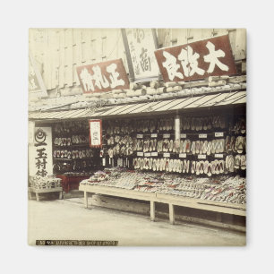 Aimant Magasin de chaussure à Kyoto, c.1890 (photo