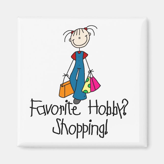 Aimant Magasin de passe-temps favori (Devant)
