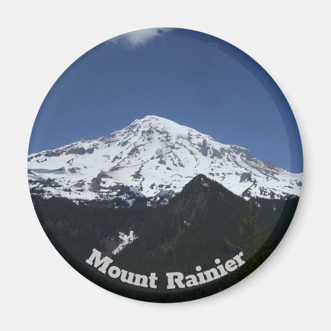 Aimant Magazine photo Mount Rainier Circle (Devant)
