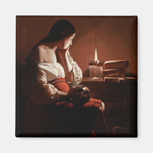 Aimant Magdalene avec la flamme fumante, La Tour (Devant)