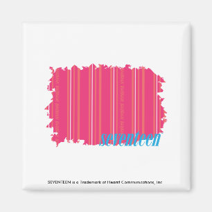 Aimant Magenta mince 2 de rayures