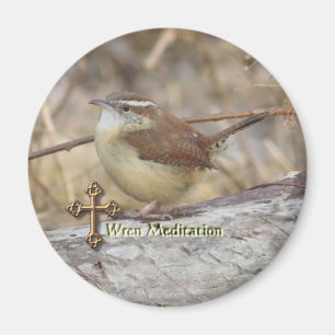 Aimant Magicien de méditation Carolina Wren