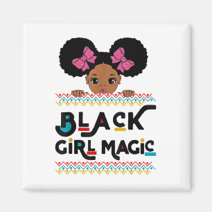 Aimant Magie de fille noire Afro-américaine Mélanine Enfa