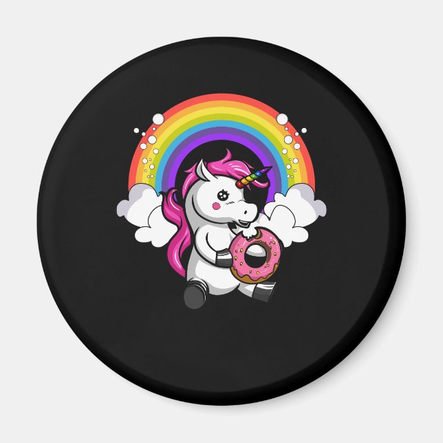 Aimant Magique Unicorne Donut Lover Rainbow (Devant)
