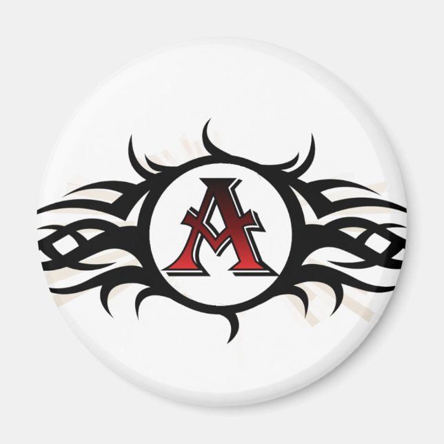 Aimant Magnat circulaire Tribal A (Devant)