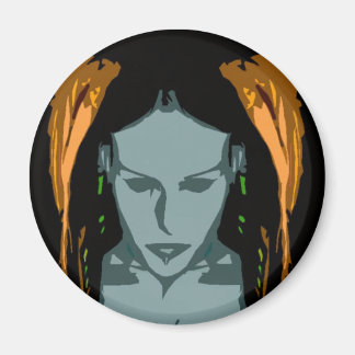 Aimant Magnat d'art vectoriel en brique numérique MB