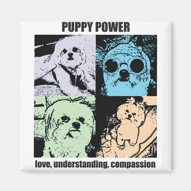 Aimant Magnat de puissance Bella Puppy (Devant)