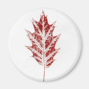 Aimant Magnat d'impression de la nature feuille