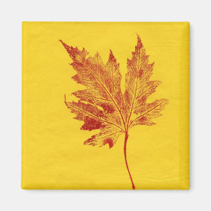 Aimant Magnat d'impression de la nature feuille