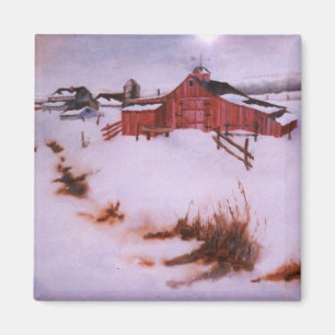 Aimant Magnat du paysage hivernal