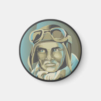 Magnat du pilote d'as étiqueté