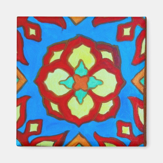 Aimant Magnat père Noël Catalina Tile Lotus 2" (Devant)
