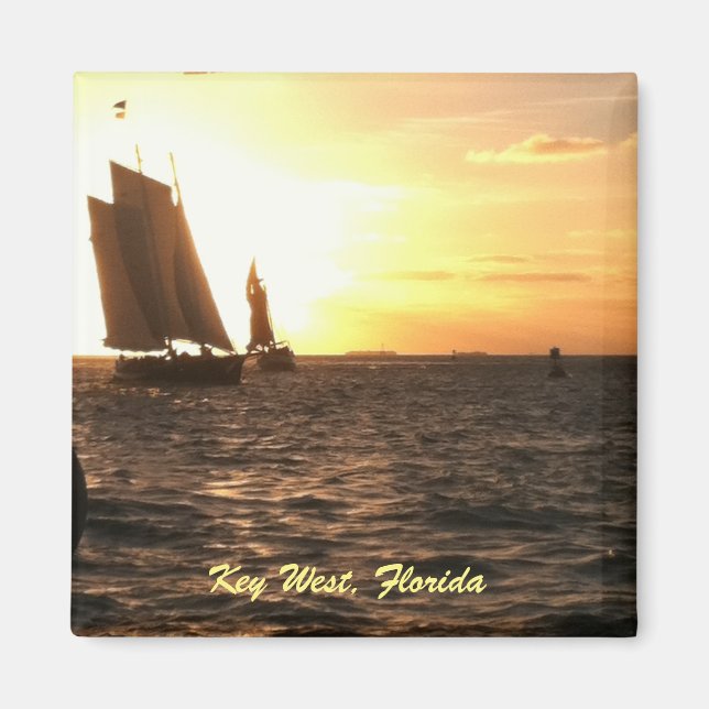 Aimant Magnat photo Key West Sunset (Devant)