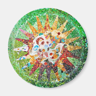 Aimant Magnat solaire vert de Gaudi