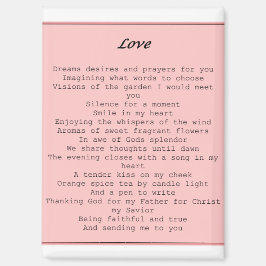 Aimant magnet- "Love"