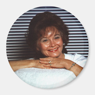 Aimant Magnet, photo personnalisée ronde