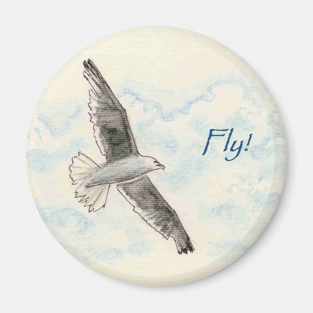 Aimant Magnete "Gabbiano" (Devant)