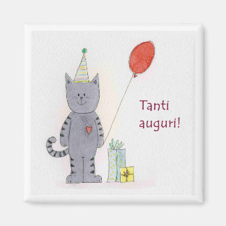 Aimant Magnete "Tanti auguri !"