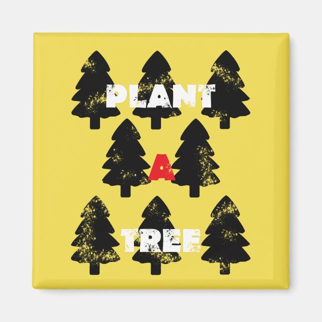 Aimant Magnetique Planter Un Arbre (Devant)