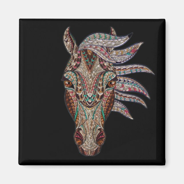 Aimant Magnifique Cheval (Devant)