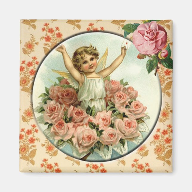 Aimant Magnifique Cupid Vintage Victorian (Devant)