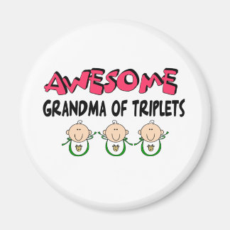 AIMANT MAGNIFIQUE GRANDMA DE TRIPLETS