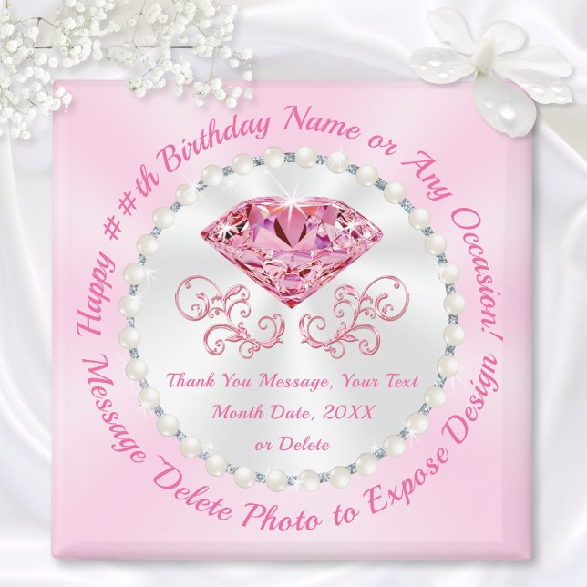 Aimant Magnifique, Souvenirs de fête d'anniversaire pour  (Bulk party favors for adults. Small gifts for birthday party guests. Diamond theme party favors.)