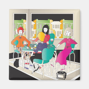 Aimant Mah Jongg Mahj Night2