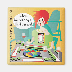 Aimant Mah Jongg Sayings Peek Pass