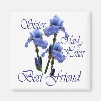 Aimant Maid of Honor/ Blue Iris