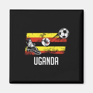 Aimant Maillot drapeau ougandais Équipe de football ougan